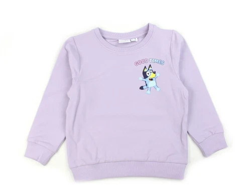 Name It orchid petal Bluey sweatshirt